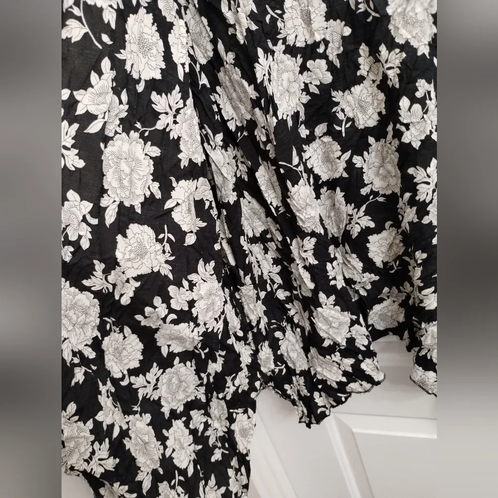 Brandy Melville Floral Kimono Duster Jacket One Size - Picture 6 of 7